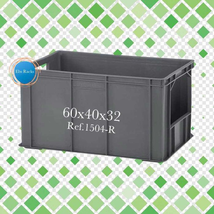 Oportunidade! Caixas plástico Novas 60x40x32
