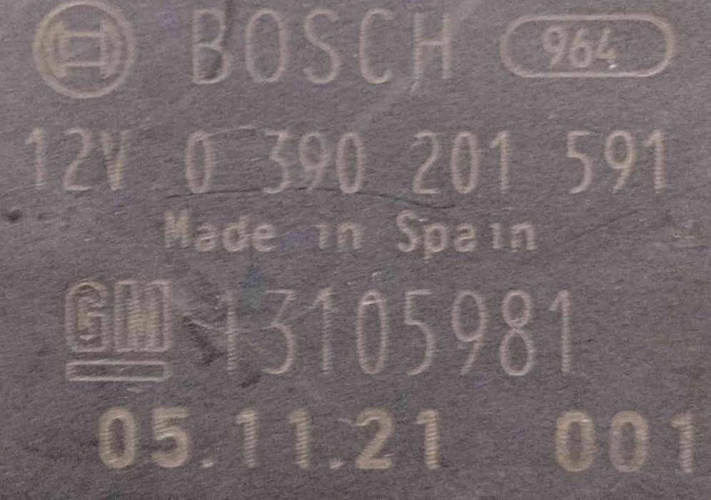 Motor Limpa Vidros Trás 0390201591 - OPEL ASTRA H