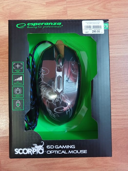 Мишка ігрова Esperanza MX203 Scorpio