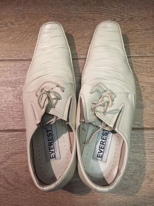 Кожаные мужские туфли фирмы Everest 42 размер