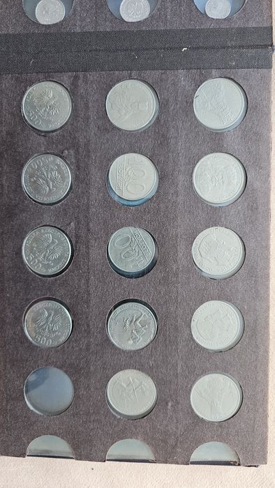 Klaser z monetami 1800 do 2000 roku