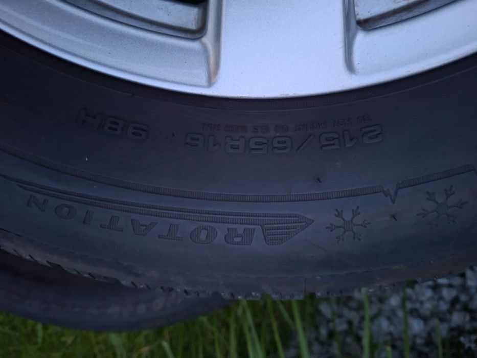 Jak nowe koła zimowe 16 5x114,3 et46 Asx Kia Mazda Hyundai 215/65/16