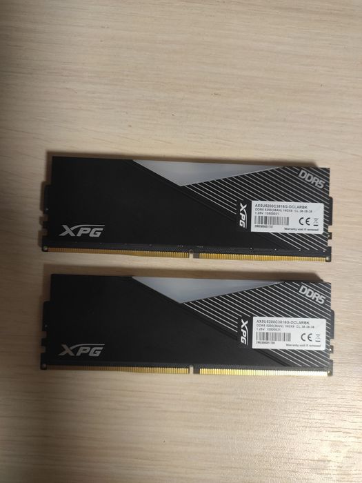 ddr5 ADATA Xpg Lancer 5200 mhz 32gb оперативная память