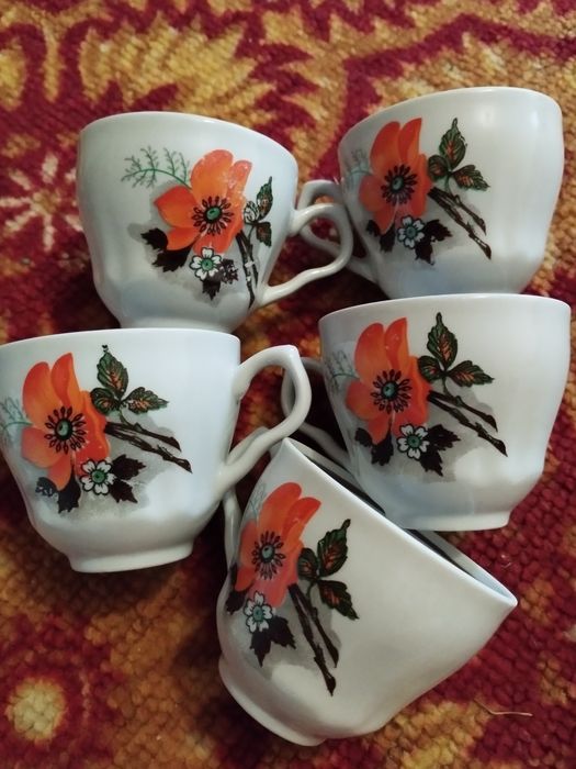 Чашки на 125мл 5штук