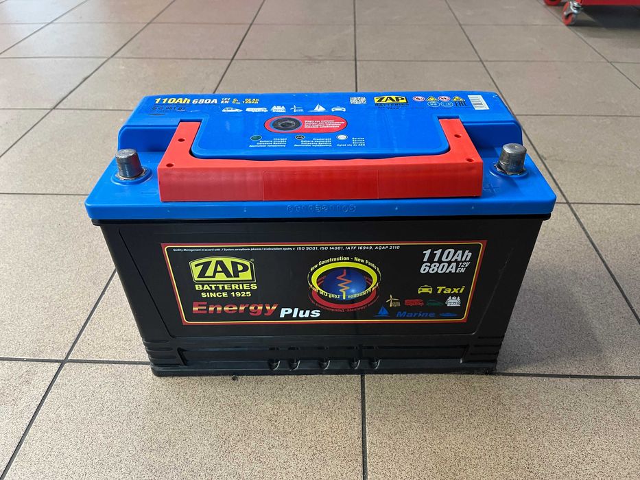 Akumulator ZAP 110AH 680A Super Stan! 8 sztuk