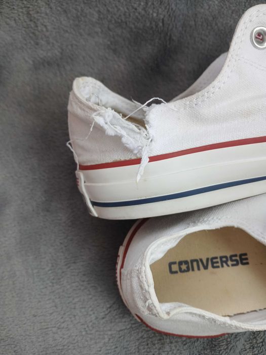 Converse All Star trampki białe r. 45