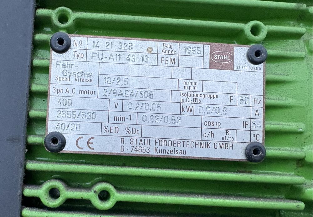 Wciągnik 1000 kg Stahl wciągarka elektrowciąg