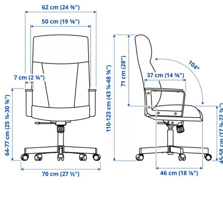 Cadeira escritório IKEA