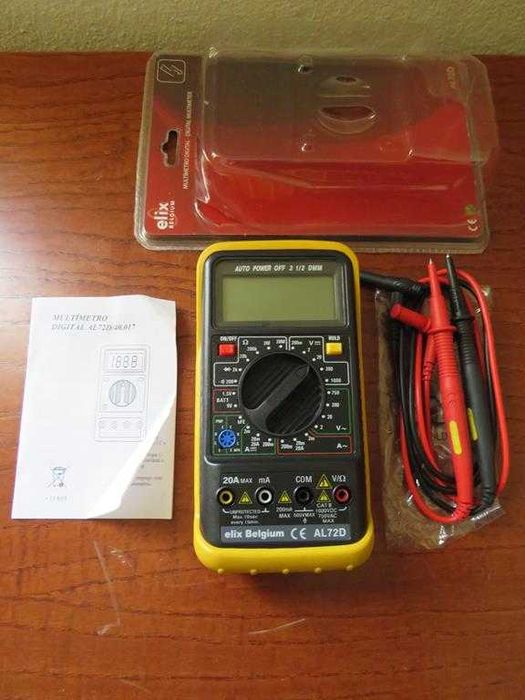Multimetro Elix AL72D/40.017 NOVO! Mas com DEFEITO no botão ON/OFF!64585104094209120