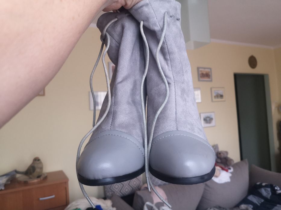 Botki 37 nowe. Ekozamszowe.