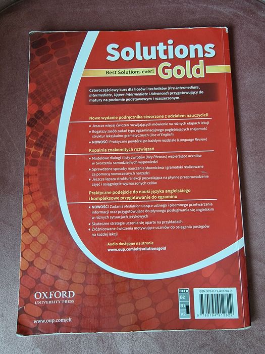 Solutions Gold podręcznik