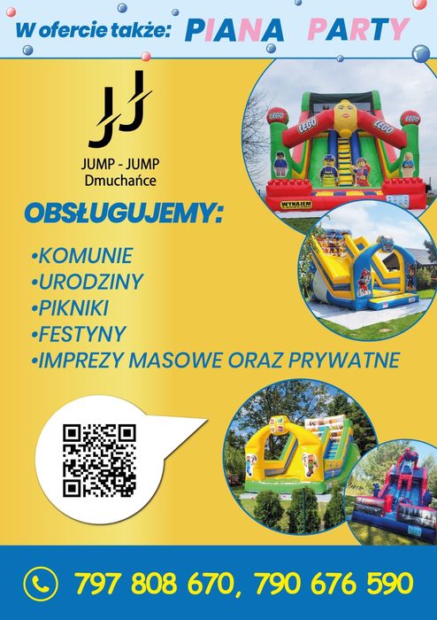 Dmuchaniec DMUCHAŃCE do wynajęcia