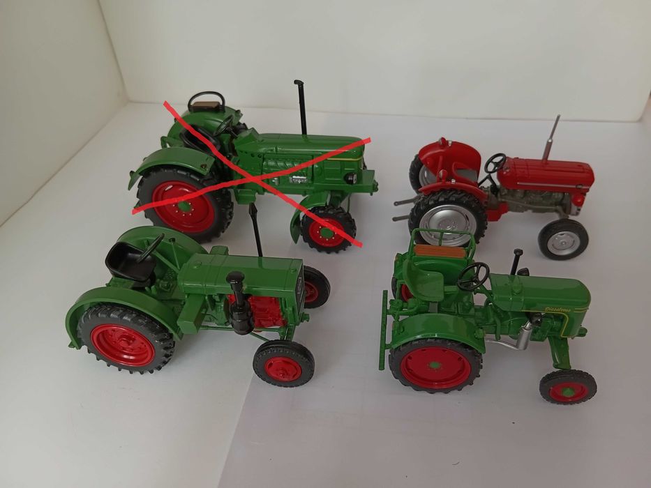 Трактори металеві 3 шт. Масштаб 1:43. Ціна за всі