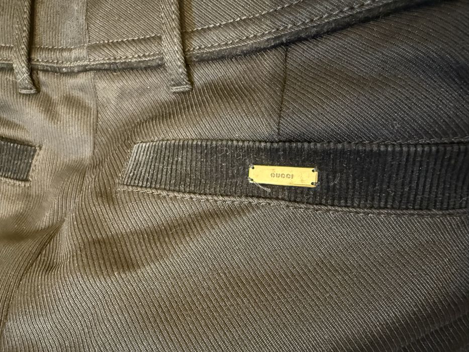 oryginalne spodnie damskie wyprodukowane we Włoszech Gucci
