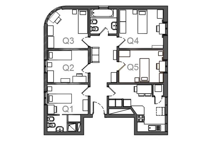 Quarto no centro de Coimbra