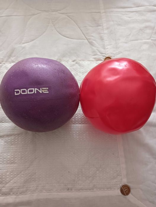 2 Bolas de fitness para pilates 18cm