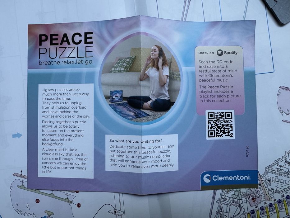 Puzzle Clementoni 500 Peace Puzzle
