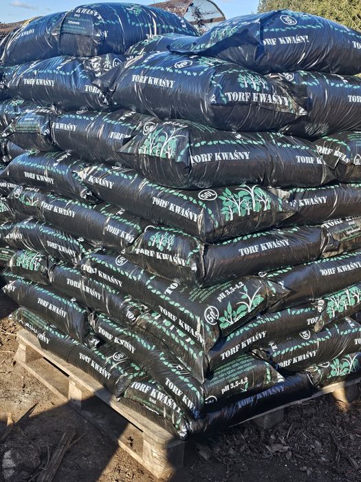 PRODUCENT.cena brutto..Ziemia ,torf,czarna,kora pH: 3,5-7 ph -/80L/60L