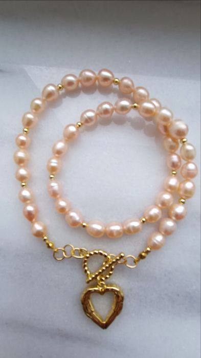 Чокер з натуральних перлів