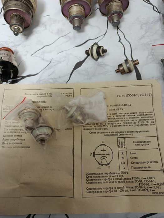 Лампы генераторные