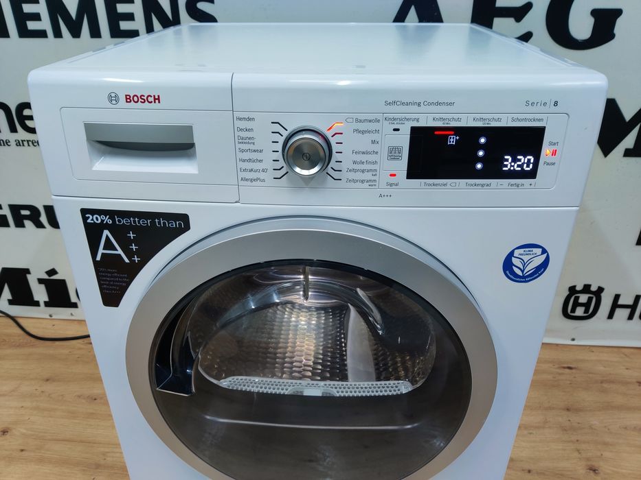 Сушильна машина BOSCH™ Serie8. Self Cleaning Condenser. Германия.