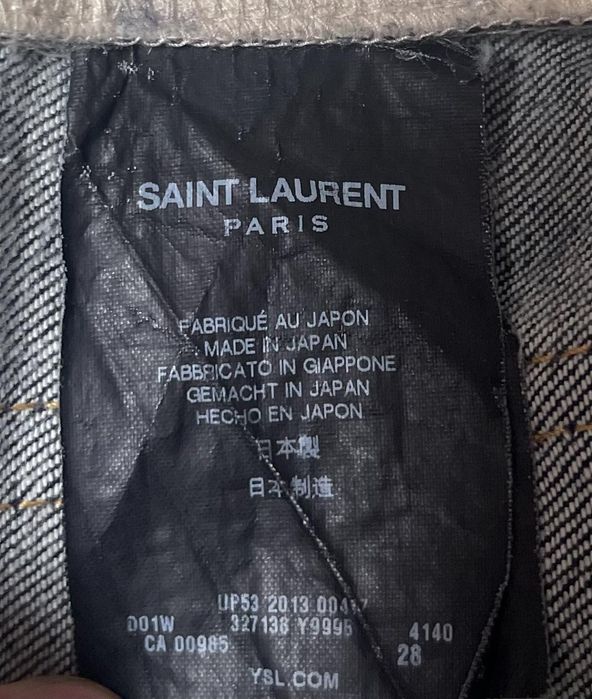 Оригінальні чоловічі джинси Saint Laurent Paris Hedi Slimane 28 размер