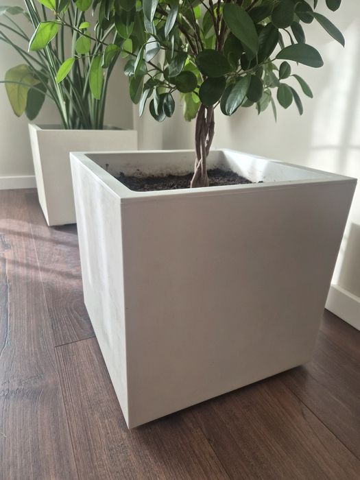 Vaso duplo branco Viplant