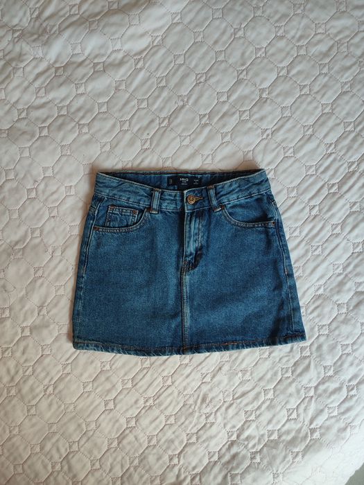Джинсова міні спідниця Mango для дівчинки 134-140, 9-10 років