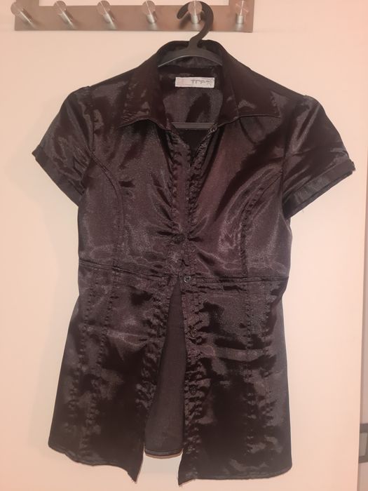 Camisa preta cetim