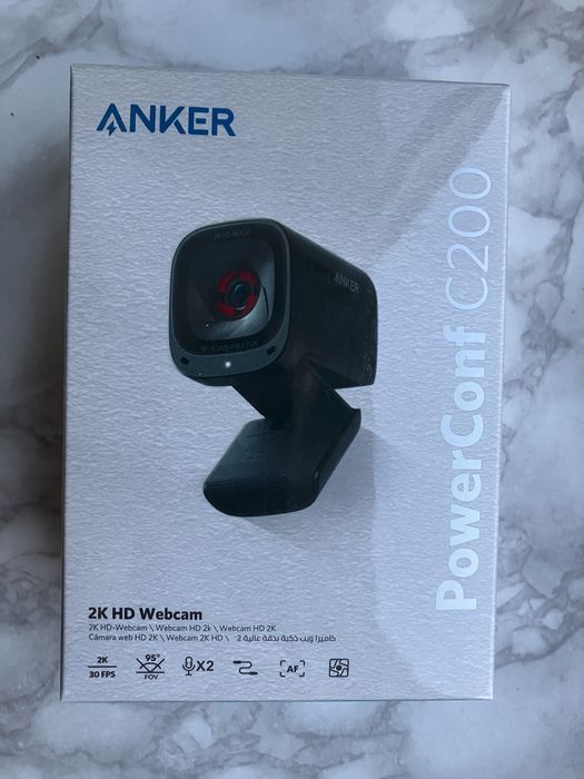 Веб-камера Anker PowerConf C200. UltraHD 2k. Нова.
