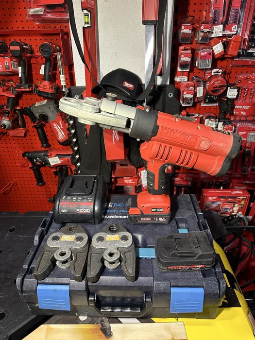 Прес електрогідравлічний RIDGID RP 340 радиальний прес rems