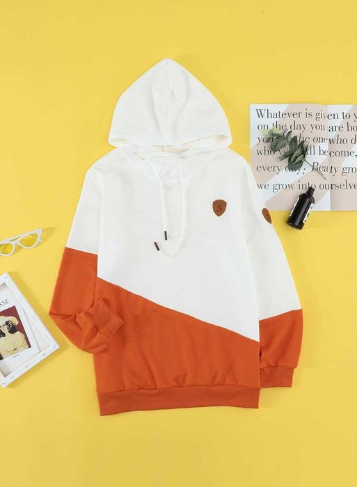 Nowa damska bluza dresowa / bluzka / kaptur / golf ! S !4030!