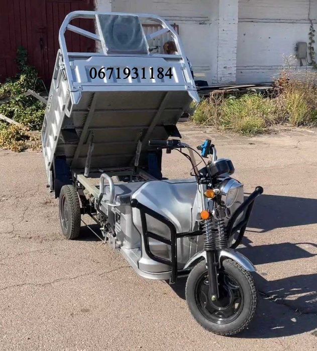 Вантажний електроцикл Dozer Model-3 (1800W) Запас ходу 65км, до 650 кг