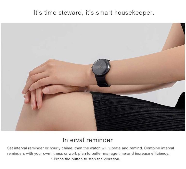 Xiaomi Mijia Smartwatch - Relógio Preto