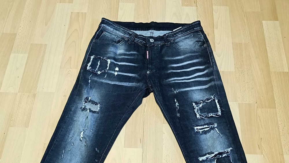 Męskie spodnie jeansowe DSQUARED 2 r.L(50) stan bardzo dobry