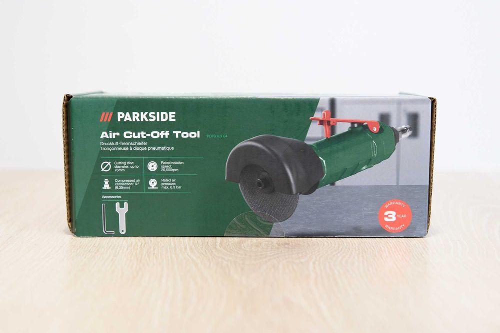 NEW! Пневматична шліфмашинка PARKSIDE PDTS 6.3 C4 / болгарка