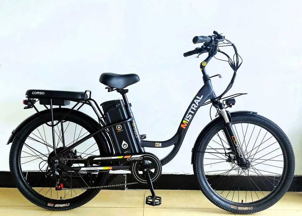 Електровелосипед Corso Mistral 26" | 600W | 48V 20Ah | до 40 км | Дискові гальма