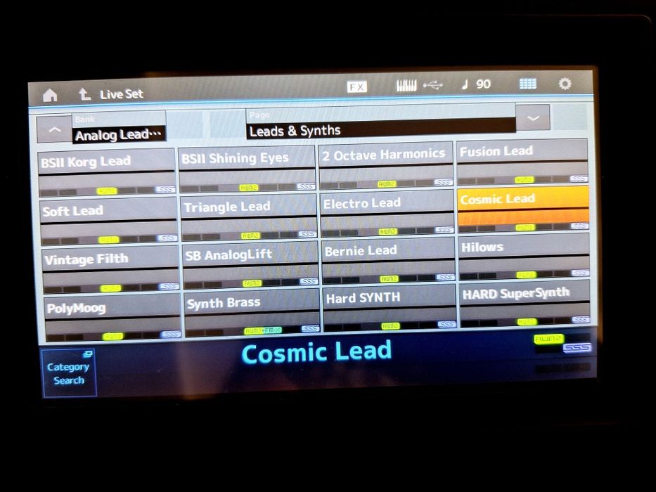Yamaha Modx 6  presets extra Workstation Sintetizador