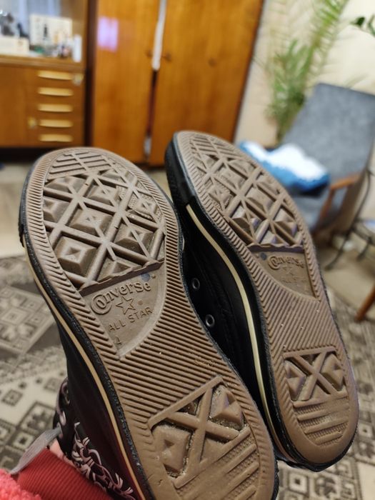 кеды converse кожа
