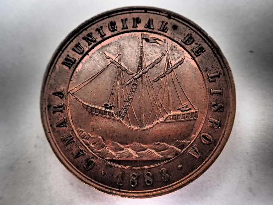 Medalha antiga Câmara Municipal de Lisboa