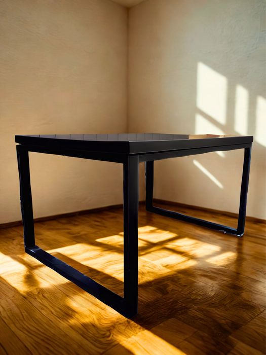 Stolik kawowy ława dąb czarny loft