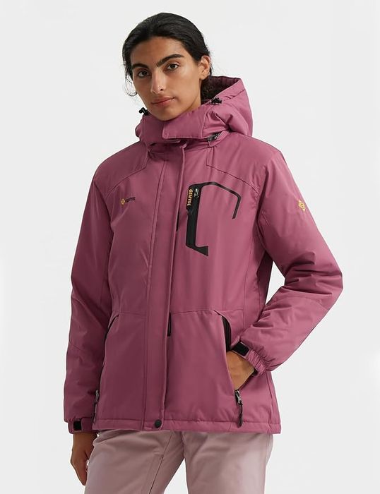 Damska kurtka zimowa, ciepła GEMYSE Dusty Pink L