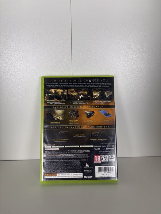 (CIB) Gra Deus Ex na Xbox 360