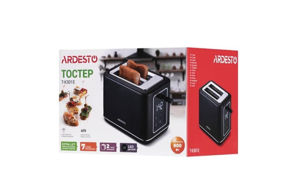 Тостер Ardesto T-K301E