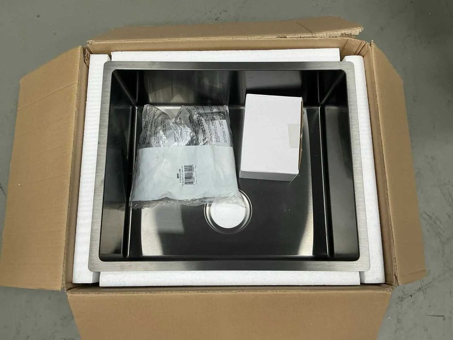 Lava-loiça Reginox Miami 50x40 Gun Metal em Inox – Novo