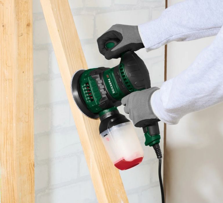 Потужна ексцентриков вибро шлифмашинк GERMAN Parkside PEXS 480/орбітал