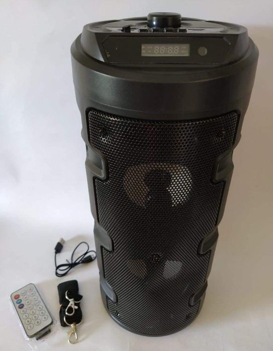 Coluna de som Karaoke Portátil super potente com Bluetooth e micro. Novas!