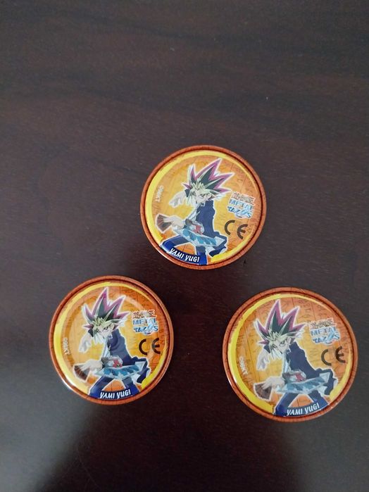Lote 3 Metal Tazos Yu Gi Oh (Yami Yugi)