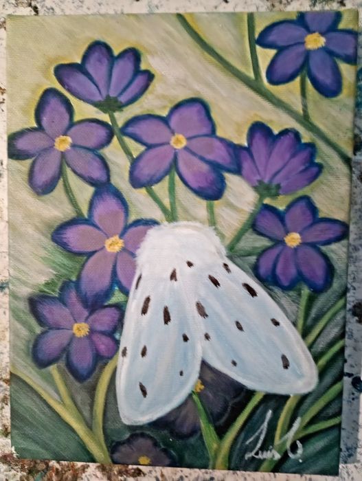 Pinturas em acrilico sobre telas pequenas
