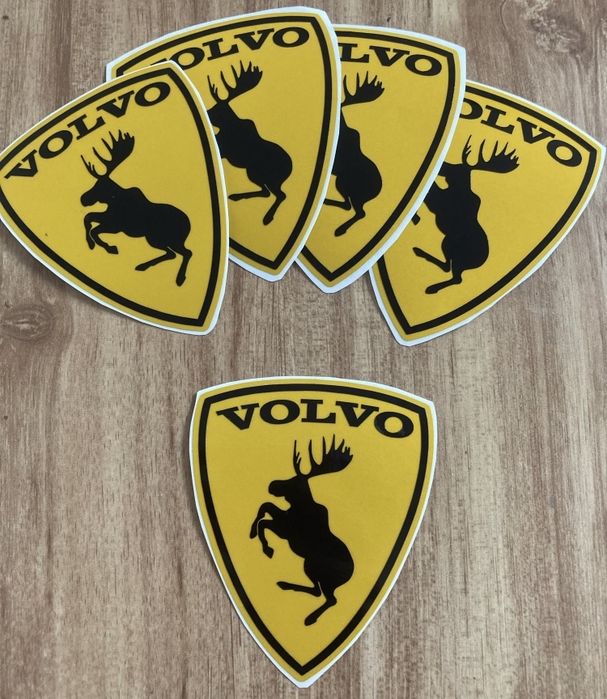 2pak naklejka Volvo Moose Łoś Logo (na samochód)